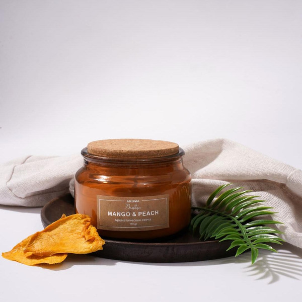 Изображение товара Свеча Вещицы Mango&Peach YJC-12