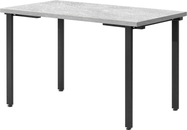 Изображение товара Обеденный стол Millwood Лофт Прага Л 120x70x75 (бетон/металл черный)