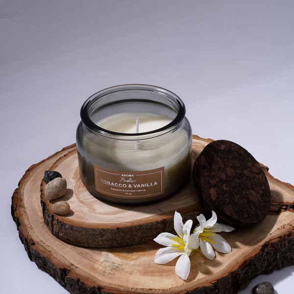 Изображение товара Свеча Вещицы Tobacco&Vanilla YJC-5