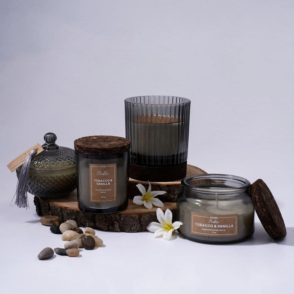 Изображение товара Свеча Вещицы Tobacco&Vanilla YJC-7
