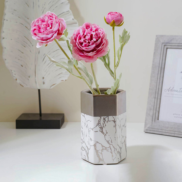 Изображение товара Ваза Вещицы Геометрия Cha24 (мрамор)