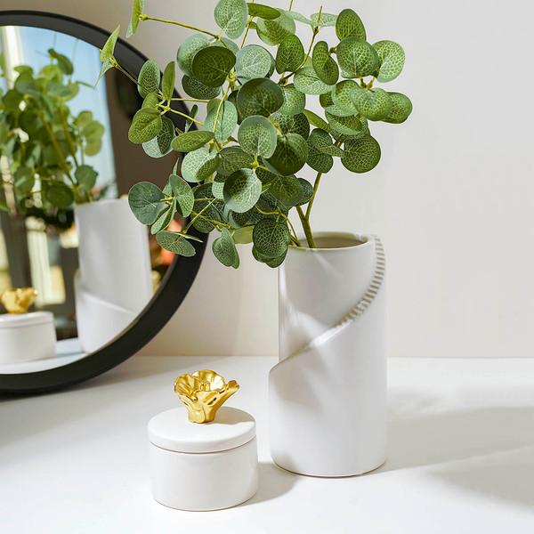 Изображение товара Ваза Вещицы Изгиб Cha28 (белый)