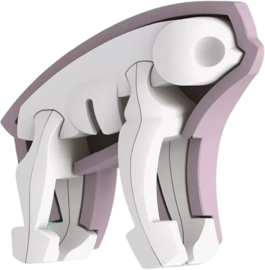 Изображение товара Игрушка-конструктор Halftoys Animal Ленивец с диорамой HA009