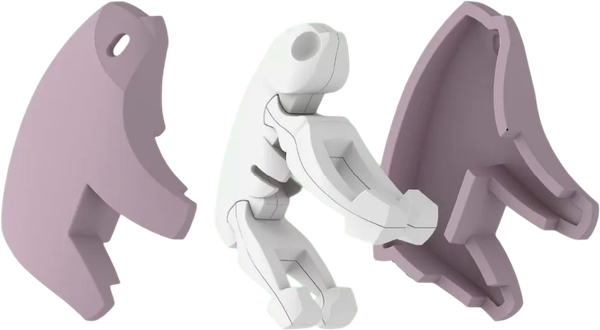 Изображение товара Игрушка-конструктор Halftoys Animal Ленивец с диорамой HA009