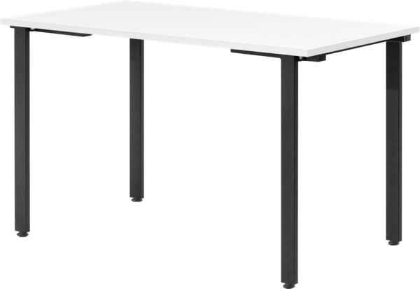 Изображение товара Обеденный стол Millwood Прага Л18 120x70x75 (белый/металл черный)