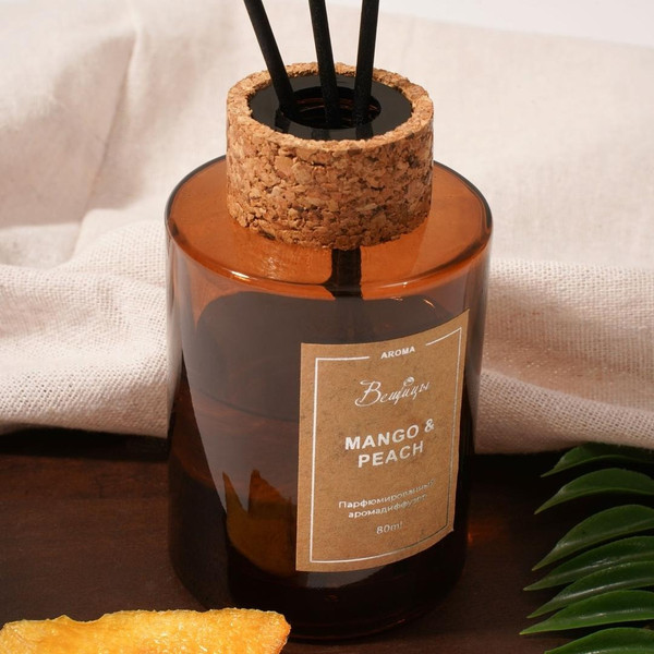Изображение товара Аромадиффузор Вещицы Mango&Peach YJC-8 (80мл)
