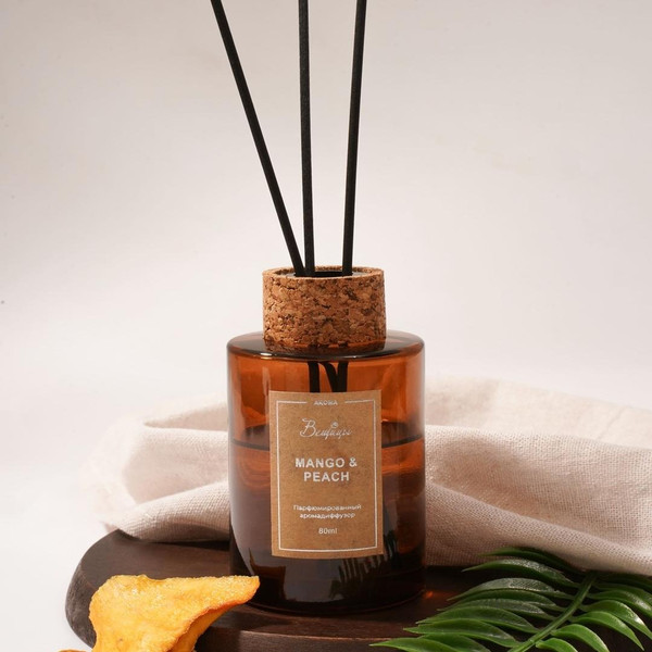 Изображение товара Аромадиффузор Вещицы Mango&Peach YJC-8 (80мл)