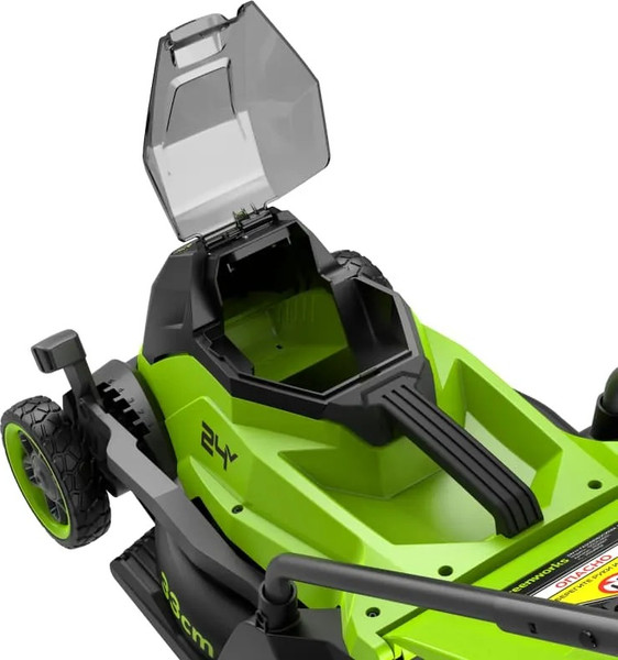 Изображение товара Газонокосилка аккумуляторная Greenworks GD24LM331 бесщеточная 24V 33см / 2520607 (без АКБ и ЗУ)