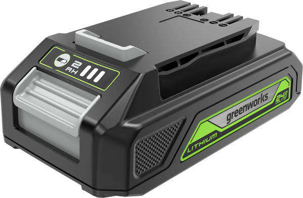 Изображение товара Газонокосилка аккумуляторная Greenworks GD24LM331 бесщеточная 24V 33см / 2520607UA (c АКБ 2Ач)