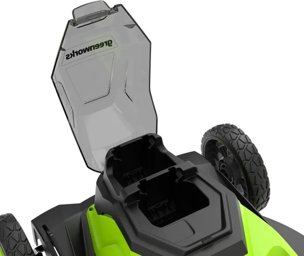 Изображение товара Газонокосилка аккумуляторная Greenworks GD24X2LM411 2x24V 41см / 2520907UD (c 2-мя АКБ 4Ач и ЗУ)