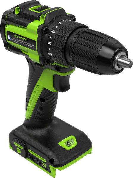 Изображение товара Аккумуляторная дрель-шуруповерт Greenworks DD345 бесщеточная 24V / 3708307 (без АКБ и ЗУ)