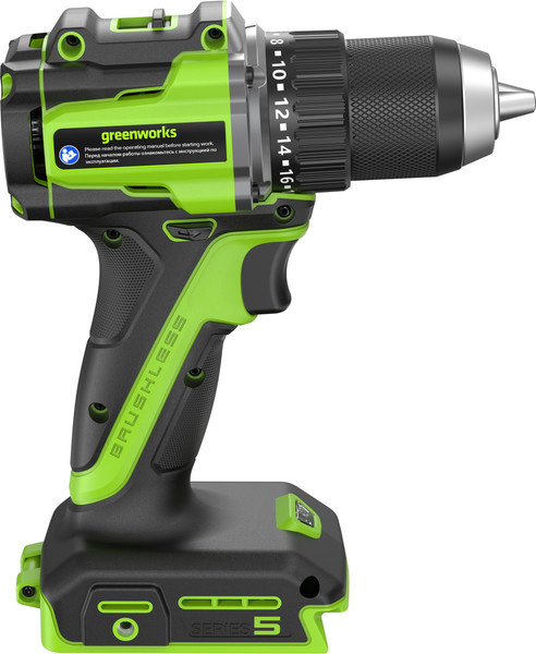 Изображение товара Аккумуляторная дрель-шуруповерт Greenworks DD560 / 3708407 (без АКБ и ЗУ)
