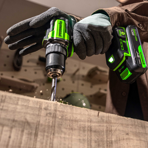 Изображение товара Аккумуляторная дрель-шуруповерт Greenworks DD560 / 3708407 (без АКБ и ЗУ)