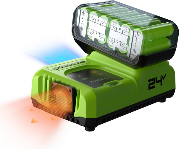Изображение товара Зарядное устройство для электроинструмента Greenworks G24C8 24V 8A / 2958707