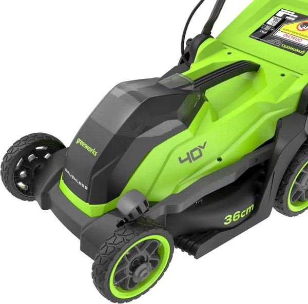 Изображение товара Газонокосилка аккумуляторная Greenworks GD40LM361 бесщеточная 40V 36см / 2520807 (без АКБ и ЗУ)