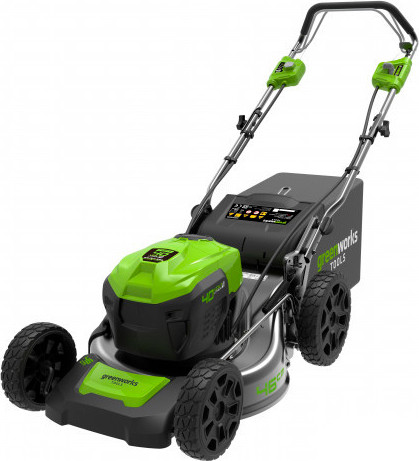 Изображение товара Газонокосилка аккумуляторная Greenworks GD40LM46SP 40V 46см / 2506807UH (c АКБ 8Ач и ЗУ)