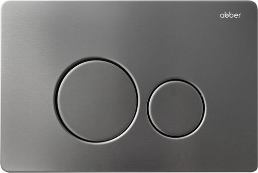 Изображение товара Унитаз подвесной с инсталляцией Abber Bequem AC1100T-AC0105-AC0121NG (с кнопкой смыва)