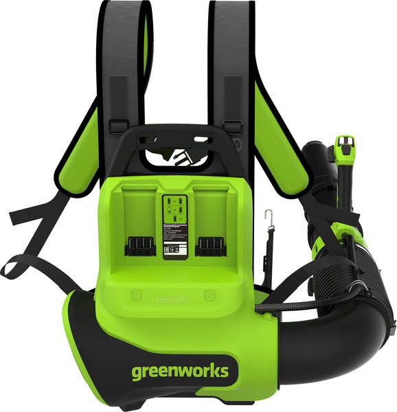 Изображение товара Воздуходувка аккумуляторная Greenworks GD40BPG2 / 2408107UB