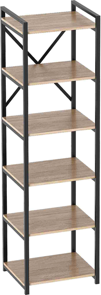 Изображение товара Стеллаж Мебельград Бонн + 3 комплекта полок (дуб светлый натуральный)