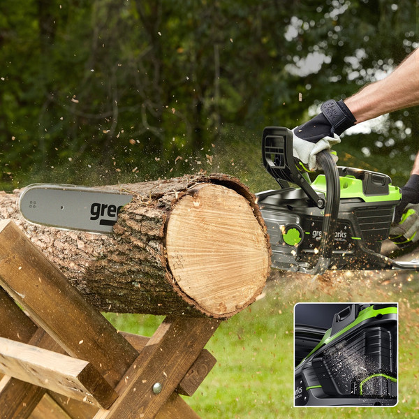 Изображение товара Пила цепная аккумуляторная Greenworks OCS600 / 2009607 (без АКБ и ЗУ)