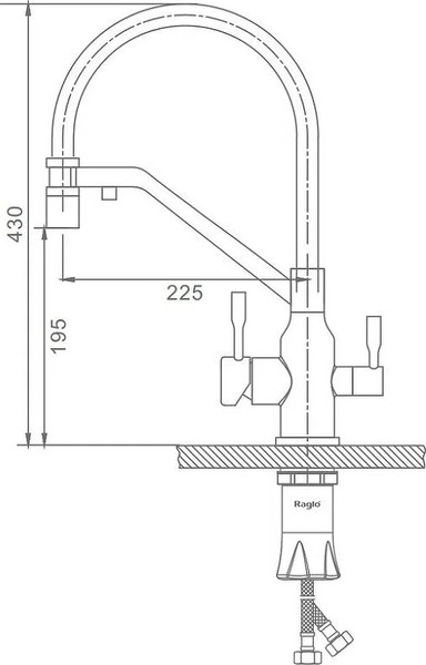 Изображение товара Смеситель Raglo R81.62.03