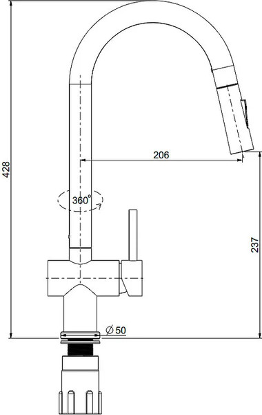 Изображение товара Смеситель Splenka S204.49.09