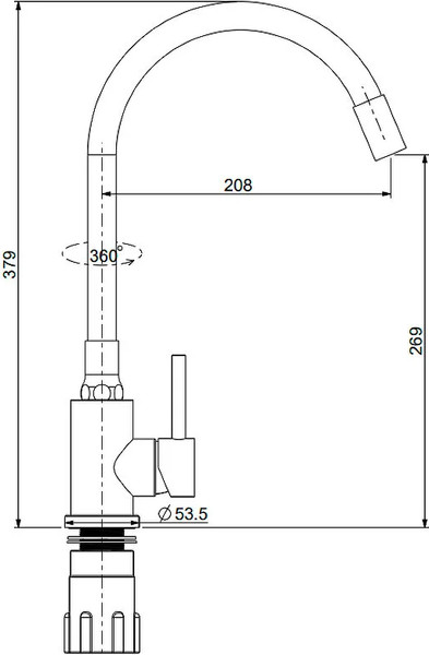 Изображение товара Смеситель Splenka S201.4408.03