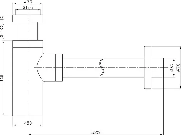 Изображение товара Сифон Raglo R600.20.08