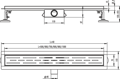 Изображение товара Трап для душа Raglo R652.70.05