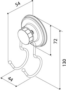 Изображение товара Крючок для ванной Milardo Easy EASBWS0M41