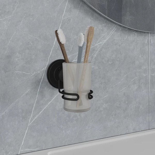 Изображение товара Стакан для зубной щетки и пасты Milardo Easy EASBWSGM45