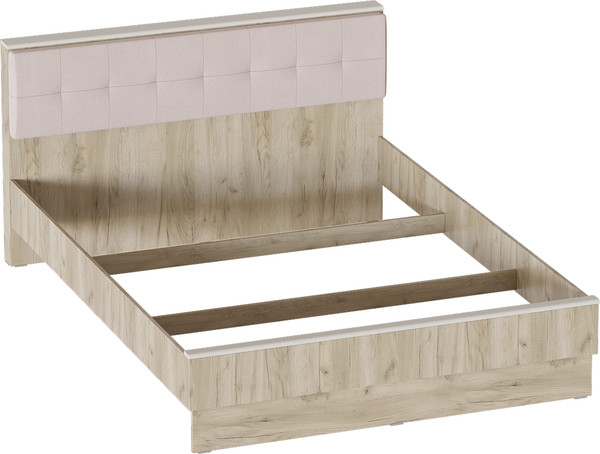 Изображение товара Каркас кровати Мебельград Мишель 160x200 (дуб крафт серый/оливтин)