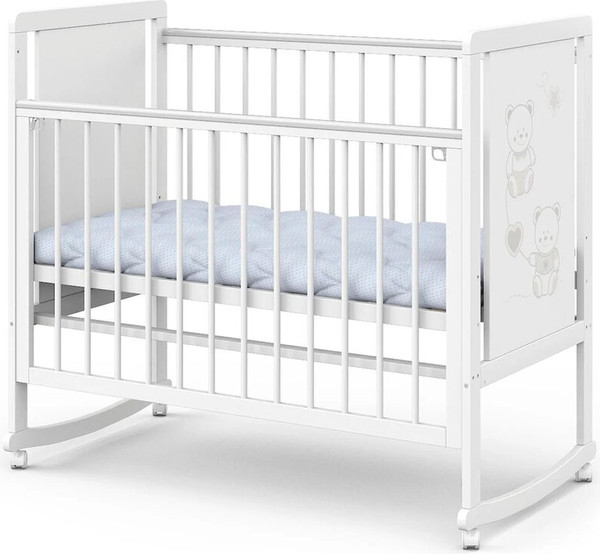 Изображение товара Детская кровать-трансформер INDIGO Happy Friends (белая аляска-мишки)