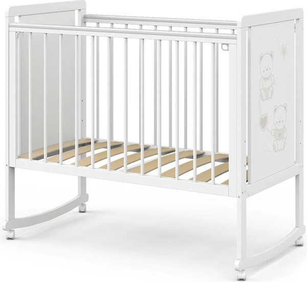 Изображение товара Детская кровать-трансформер INDIGO Happy Friends (белая аляска-мишки)