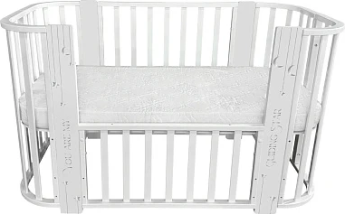 Изображение товара Детская кровать-трансформер INDIGO Baby Line 5 в 1 (звездочки)