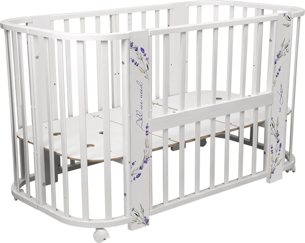 Изображение товара Детская кровать-трансформер INDIGO Baby Line 5 в 1 (лаванда)