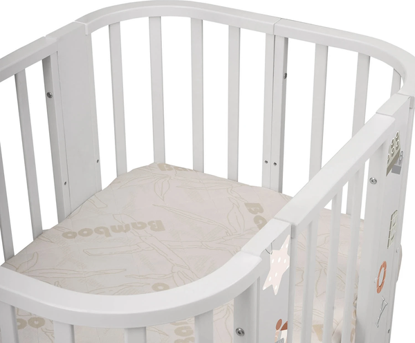 Изображение товара Детская кровать-трансформер INDIGO Baby Line 5 в 1 (машинки)