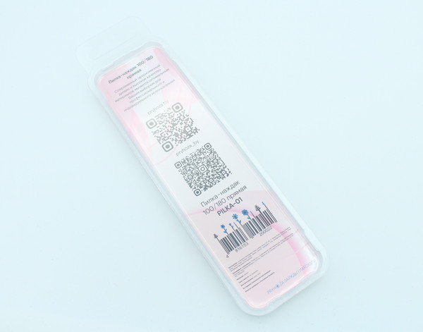 Изображение товара Пилка для ногтей PRYHOZA Pilka-01 100/180 прямая