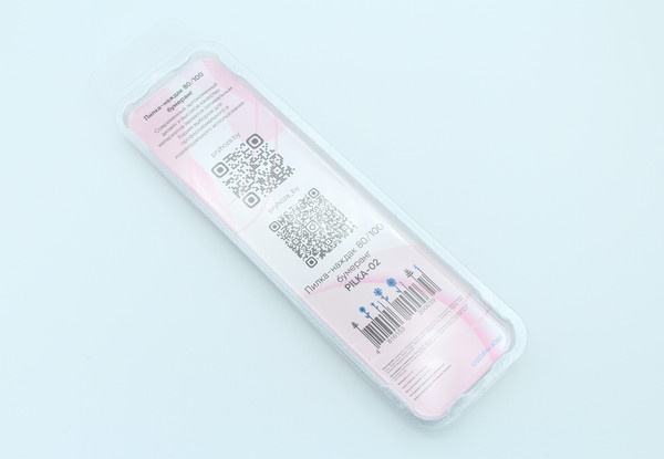 Изображение товара Пилка для ногтей PRYHOZA Pilka-02 80/100 бумеранг