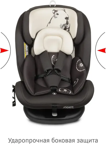 Изображение товара Автокресло Siger Престиж Isofix Lux / KRES4060 (капибара)
