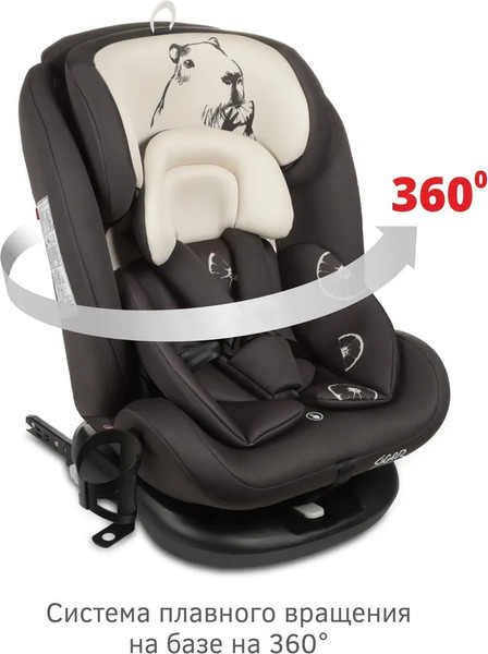 Изображение товара Автокресло Siger Престиж Isofix Lux / KRES4060 (капибара)