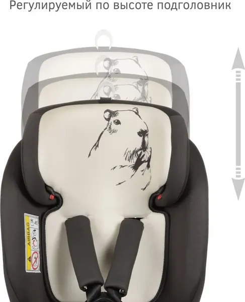 Изображение товара Автокресло Siger Престиж Isofix Lux / KRES4060 (капибара)