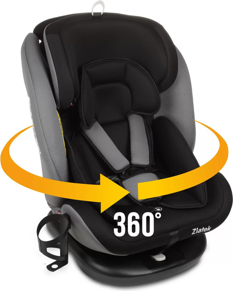 Изображение товара Автокресло Zlatek Cruiser Lux / KRES4084 (черный/серый)