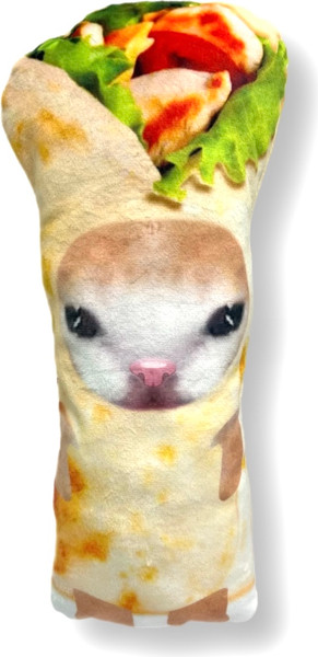 Изображение товара Мягкая игрушка Malvina Кот в шаурме / 203.1.2