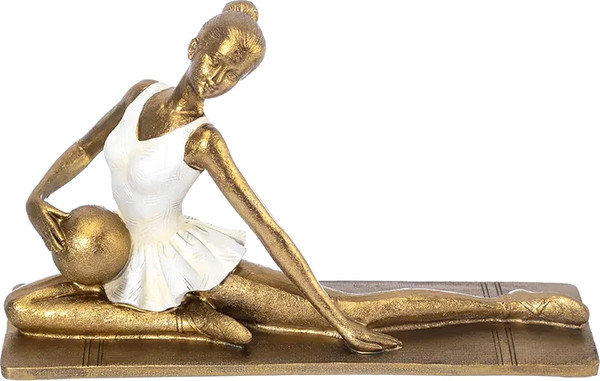 Изображение товара Статуэтка Elan Gallery Гимнастка с мячом / 210177 (золото)