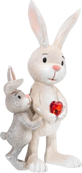 Изображение товара Статуэтка Elan Gallery Зайка и зайчонок / 210196
