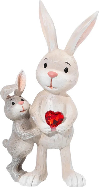 Изображение товара Статуэтка Elan Gallery Зайка и зайчонок / 210196