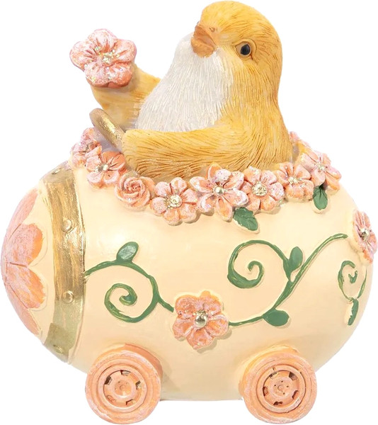Изображение товара Статуэтка Elan Gallery Цыпленок в яйце на колесиках / 210220