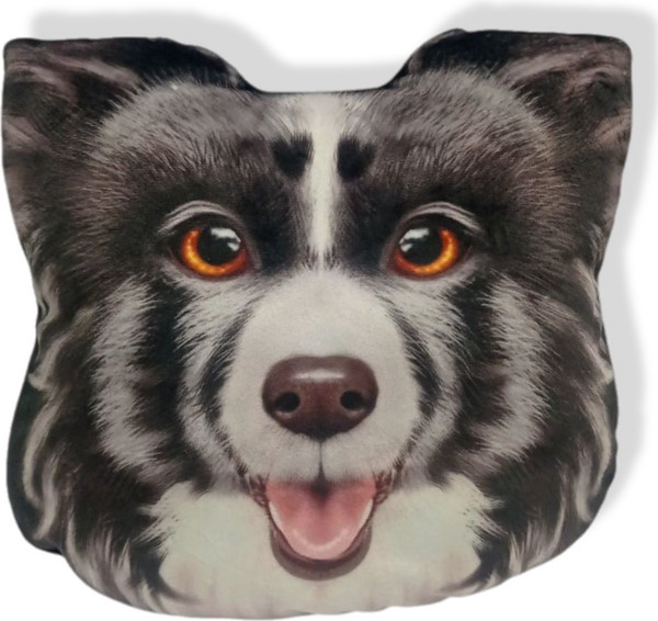 Изображение товара Подушка-игрушка Malvina Мордочка Собака Колли / 30.170.1