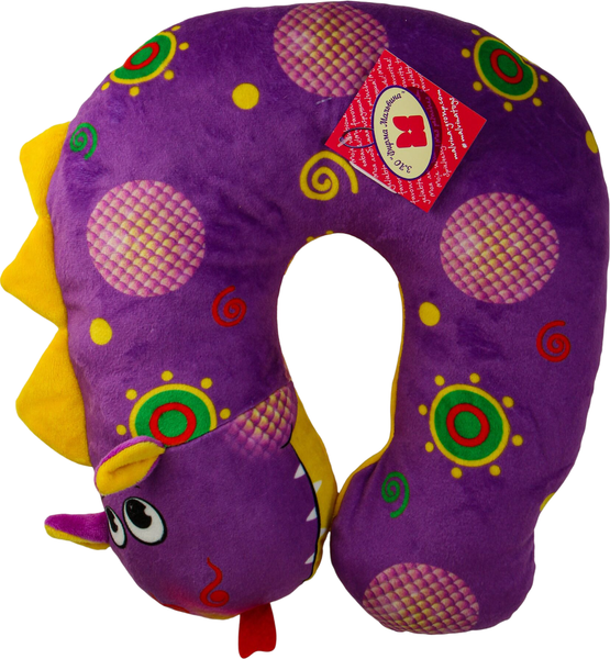 Изображение товара Подушка на шею Malvina Дорожный дракон / 11.75.1 (фиолетовый)
